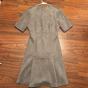 Calvin Klein Suede dress